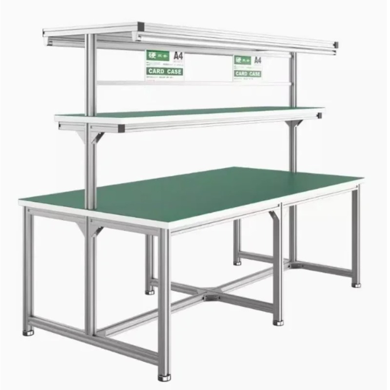 Electronics Repair Workbench - โต๊ะทำงานช่างไม้ปรับแต่งได้ โต๊ะทำงานช่างไม้สองชั้น โต๊ะทำงานเคลื่อนที่ โต๊ะตัดผ้าแบบเรียบ