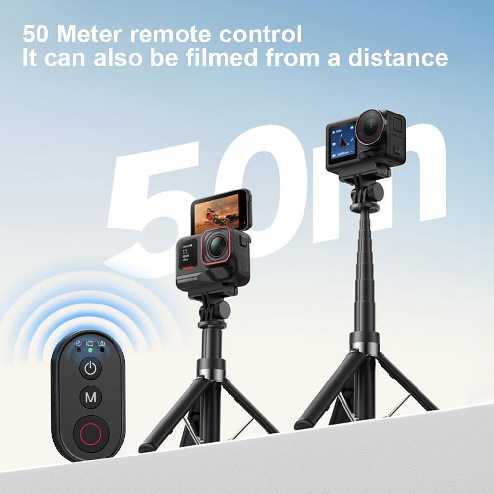Insta360 Camera Go 3 - รีโมทคอนโทรลไร้สายบลูทูธสำหรับอินสตา 360 X5/X4/ซีรีส์เอซ/ซีรีส์ GO3 สำหรับดีไอสำหรับโกโปรพร้อมสายรัดข้อมือสำหรับกล้องกีฬา