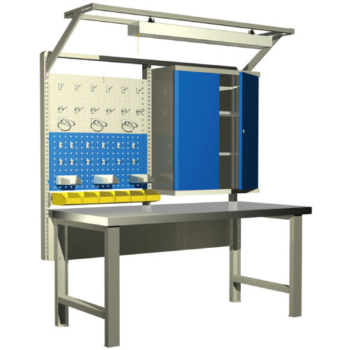 Electronics Repair Workbench - โต๊ะทำงานป้องกันไฟฟ้าสถิตย์สำหรับห้องปฏิบัติการ โต๊ะทำงานหนัก