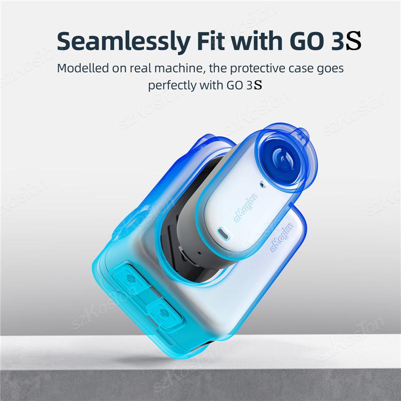 ซิลิโคนป้องกันกรณีสําหรับ Inst - Insta360 Camera Go 3 บทวิจารณ์และราคา