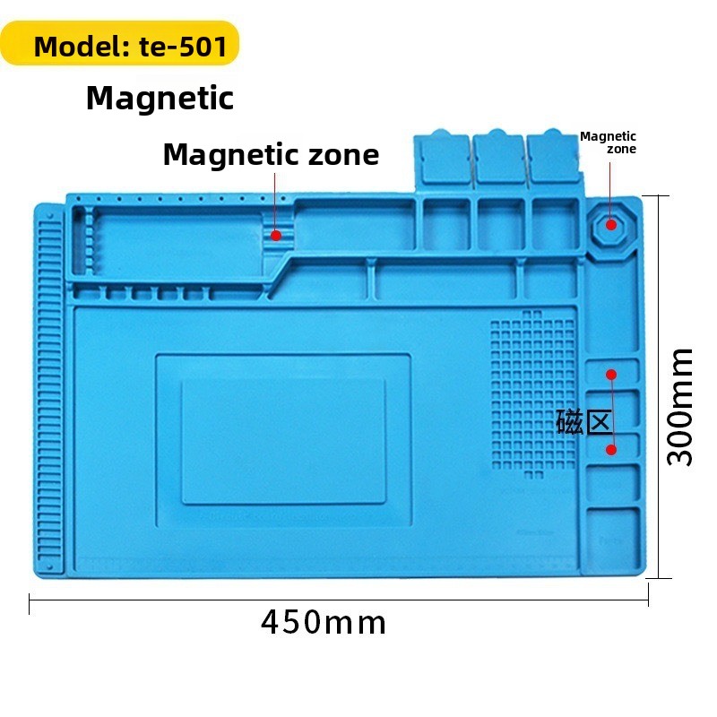 แผ่นซิลิโคนแม่เหล็กสำหรับซ่อมอ - Electronics Repair Workbench บทวิจารณ์และราคา