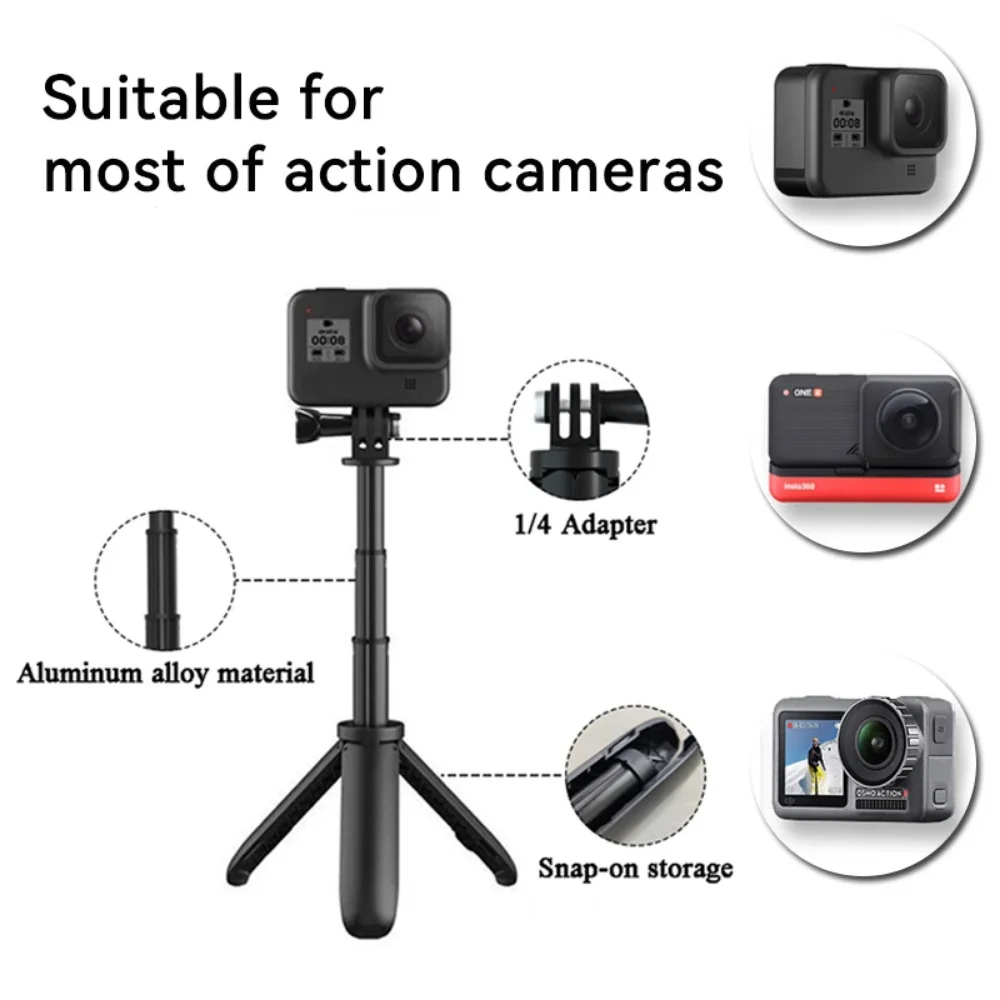 Mini ขาตั้งกล้องแบบพับได้ขาตั้ - Gopro Action Camera Hero 12 Black บทวิจารณ์และราคา