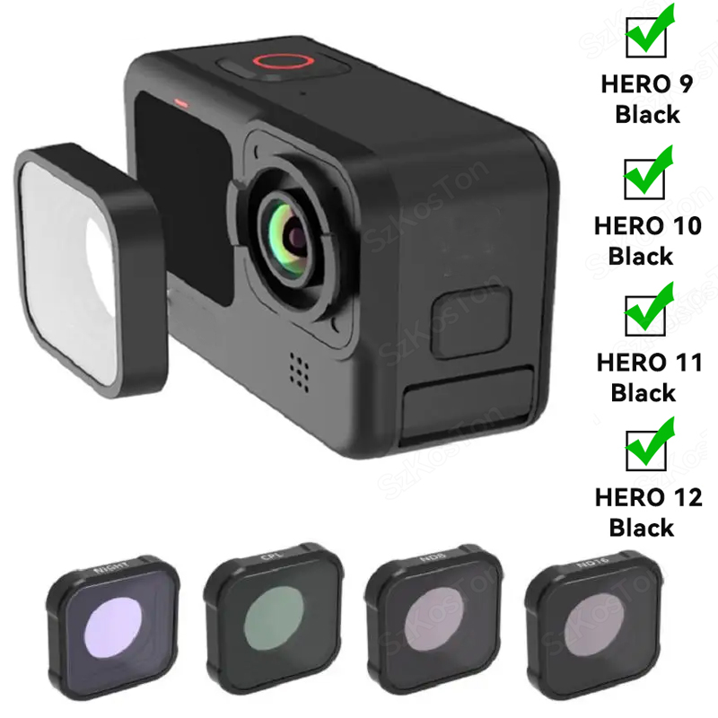 CPL ชุดฟิลเตอร์ ND32 ND16 ND8  - Gopro Action Camera Hero 12 Black บทวิจารณ์และราคา