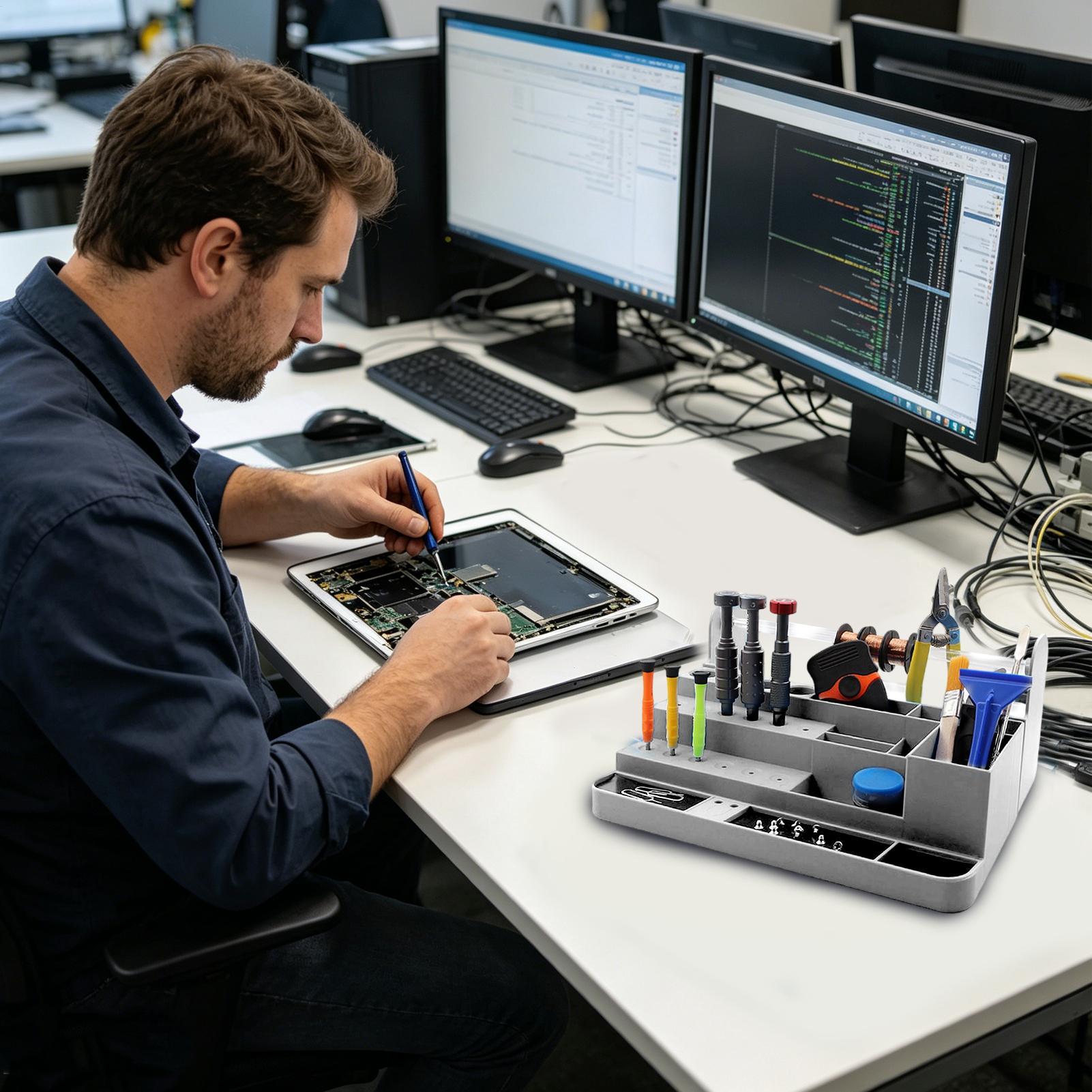 ที่วางไขควงแบบหนาพิเศษ หลายช่อ - Electronics Repair Workbench บทวิจารณ์และราคา