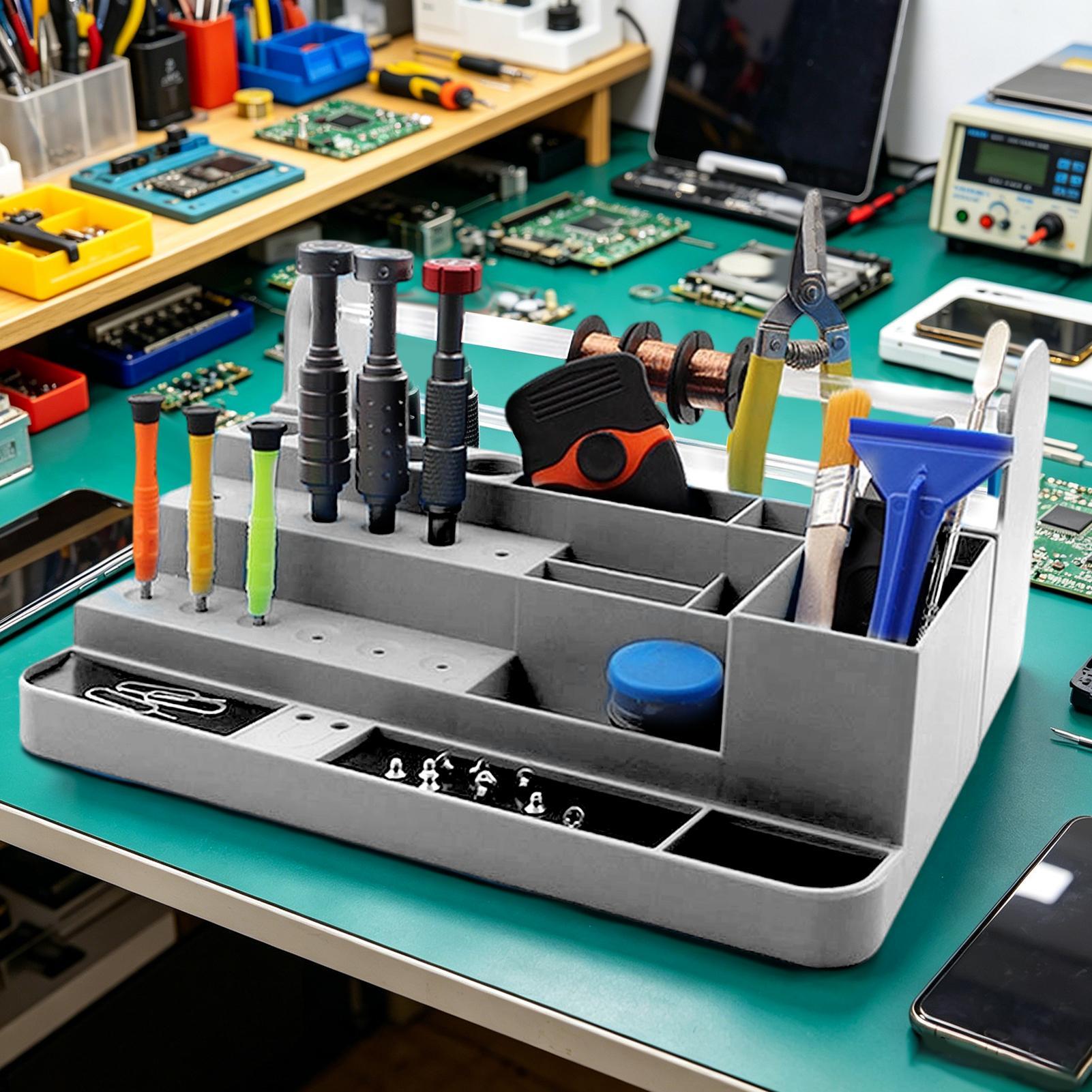ที่วางไขควงแบบหนาพิเศษ หลายช่อ - Electronics Repair Workbench บทวิจารณ์และราคา